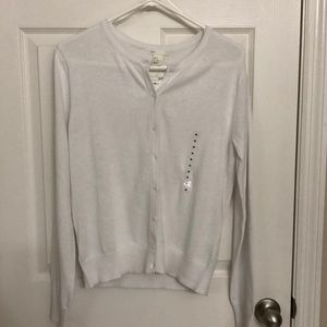 H&M White Cardigan